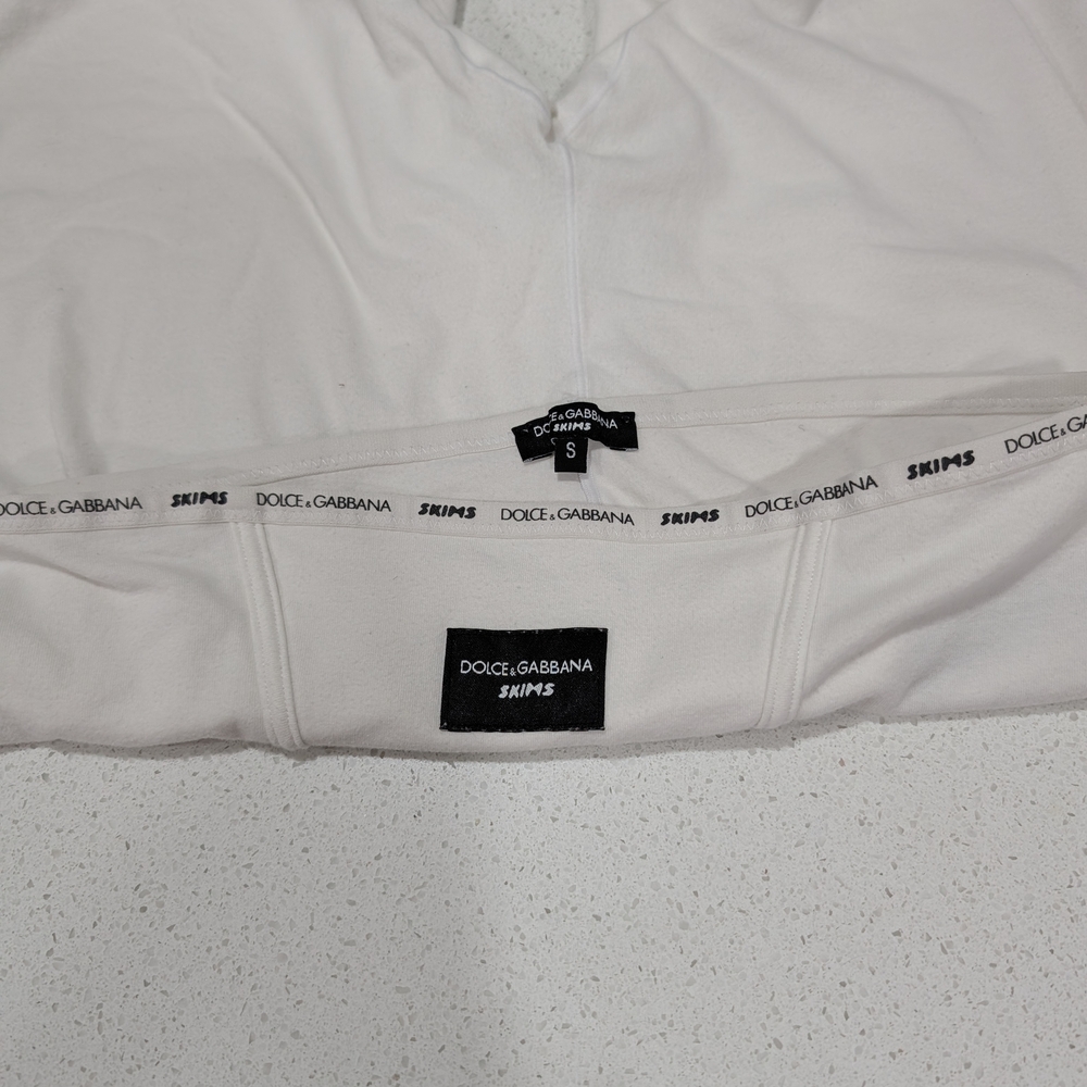 Dolce & Gabbana Skims Classic White Boxer Briefs - Picture 4 of 4
